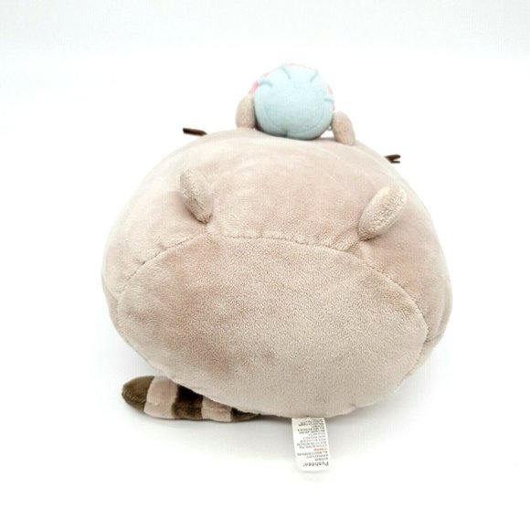 GUND Pusheen Birthday Cupcake Plush Stuffed Animal, Gray, 10.5" Snackables Clean - Picture 7 of 7